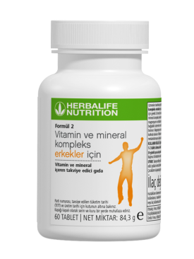 Formül 2 Vitamin ve Mineral Kompleks Erkekler İçin 60 Tablet