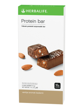 Protein Bar Vanilya Aromalı Bademli 14'lü paket